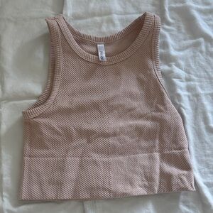 Nikibiki Ribbed Tan Top